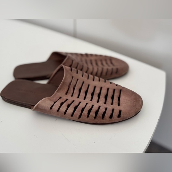 Free People leather Loafers size 8.5 - Picture 2 of 4